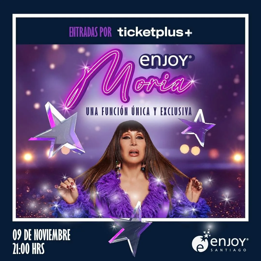 Afiche de Moria — Una Función Única y Exclusiva en Enjoy Santiago